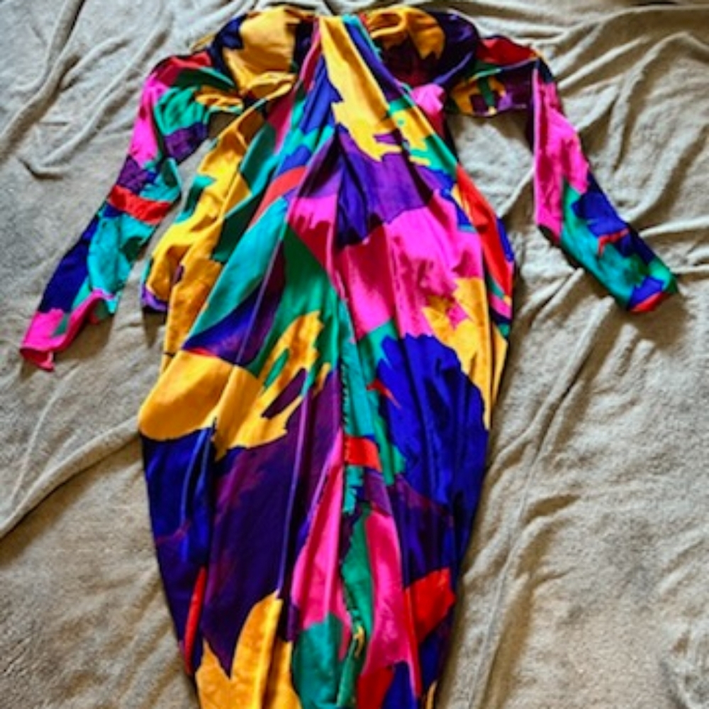 A Multicolored Gabrielle Union Evening Gown from New York & Company